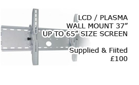 LCD Plasma fitted Wall Mounts from 37£ upto 65" - Fitted in Skegness and Lincolnshire